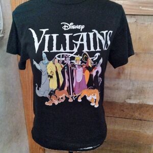 Disney Villains Graphic Black Tee